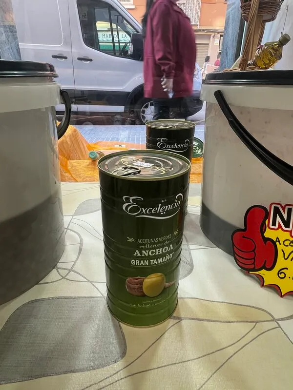 Aceitunas Verdes Rellenas de Anchoa — Bacallá Fit, Sant Feliu de Llobregat