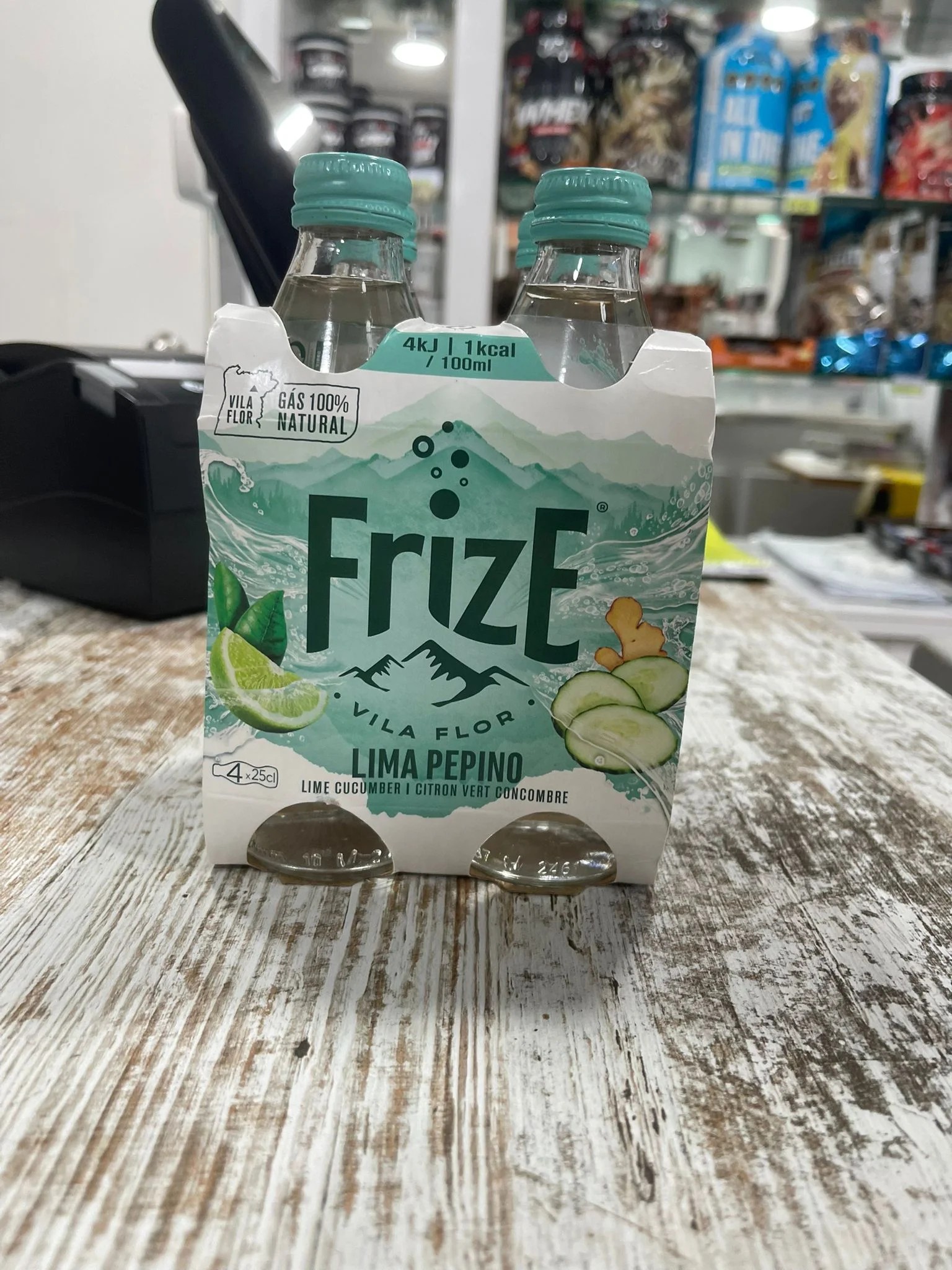 FrizE Lima Pepino 4x25cl — Bacallá Fit, Sant Feliu de Llobregat
